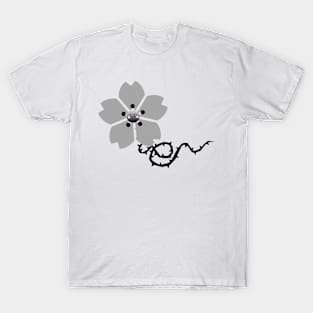 Grumpy floral cherry blossom T-Shirt